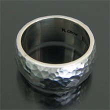 着用画像1: アパッチ族 Michael Montoya シルバー リング 8号