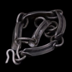画像3: ブラックフット族 James Faks トライアングル チェイシング リンクブレスレット