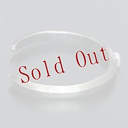 画像5: クリーク族 Jesse Robbins  シャイアン コインシルバー トライアングル スタンプ ナロー バングル