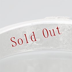 画像8: クリーク族 Jesse Robbins 1/2" コインシルバー スタンプ テーパー バングル