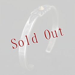 画像4: クリーク族 Jesse Robbins 18K コンチョ コインシルバー サンバースト バングル