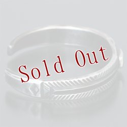 画像4: クリーク族 Jesse Robbins シャイアン コインシルバー フラットトップ スタンプ バングル