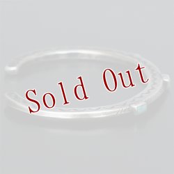 画像4: クリーク族 Jesse Robbins シャイアン コインシルバー トライアングル ヘビーゲージ スタンプ バングル