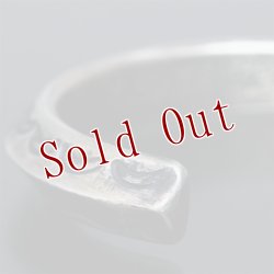 画像8: クリーク族 Jesse Robbins シャイアン コインシルバー トライアングル スタンプ バングル 