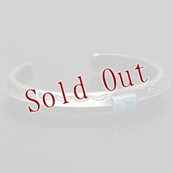 画像5: クリーク族 Jesse Robbins シャイアン コインシルバー トライアングル スタンプ バングル 