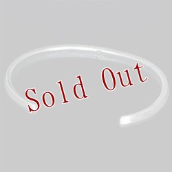 画像4: クリーク族 Jesse Robbins トライアングル コインシルバー スタンプ ナロー バングル