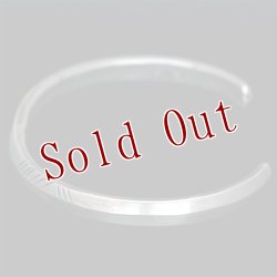 画像5: クリーク族 Jesse Robbins トライアングル コインシルバー スタンプ ナロー バングル