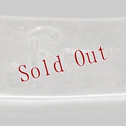 画像6: クリーク族 Jesse Robbins コインシルバー チゼルワーク テーパー バングル