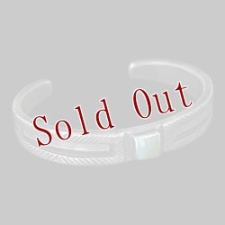 画像5: クリーク族 Jesse Robbins コインシルバー シャイアン フラットトップ テーパ バングル