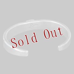 画像6: クリーク族 Jesse Robbins コインシルバー シャイアン フラットトップ テーパ バングル