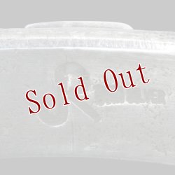 画像8: クリーク族 Jesse Robbins コインシルバー シャイアン フラットトップ テーパ バングル