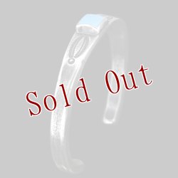 画像3: クリーク族 Jesse Robbins コインシルバー シャイアン スタンプ テーパ バングル