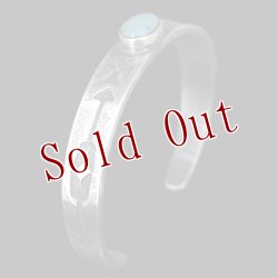 画像3: クリーク族 Jesse Robbins コインシルバー シャイアン サンダーバード バングル