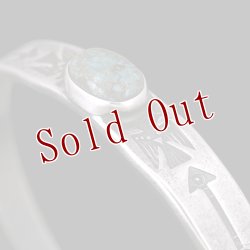 画像3: クリーク族 Jesse Robbins コインシルバー キャンデラリア サンダーバード バングル