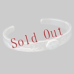 画像4: クリーク族 Jesse Robbins コインシルバー キャンデラリア サンダーバード バングル