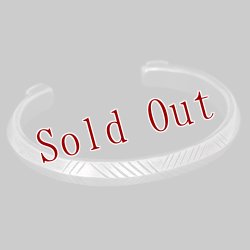 画像4: クリーク族 Jesse Robbins コインシルバー シャイアン トライアングル ナロー バングル