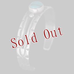 画像3: クリーク族 Jesse Robbins  Cheyenne  スプリット コインシルバー スタンプ バングル