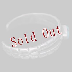 画像4: クリーク族 Jesse Robbins  Cheyenne  スプリット コインシルバー スタンプ バングル