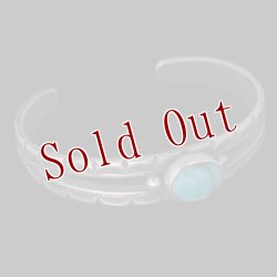 画像5: クリーク族 Jesse Robbins  Cheyenne  スプリット コインシルバー スタンプ バングル