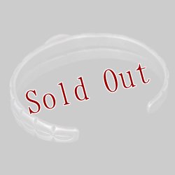 画像6: クリーク族 Jesse Robbins  Cheyenne  スプリット コインシルバー スタンプ バングル