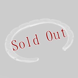 画像5: クリーク族 Jesse Robbins コインシルバー スタンプ バングル "6 1/2"