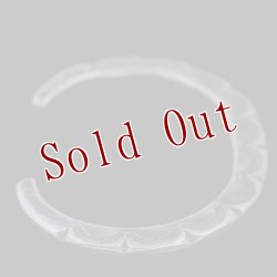 画像6: クリーク族 Jesse Robbins コインシルバー スタンプ バングル "6 1/2"