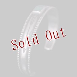 画像3: クリーク族 Jesse Robbins Harcross コインシルバー アロー/チゼル バングル