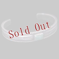 画像4: クリーク族 Jesse Robbins Harcross コインシルバー アロー/チゼル バングル