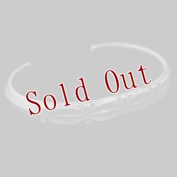 画像4: クリーク族 Jesse Robbins コインシルバー スタンプ トライアングル バングル