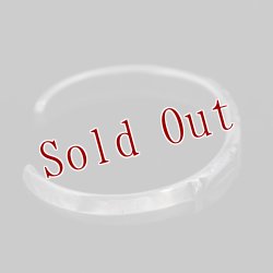 画像6: クリーク族 Jesse Robbins コインシルバー スタンプ トライアングル バングル