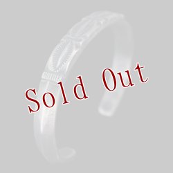 画像3: クリーク族 Jesse Robbins コインシルバー スタンプ トライアングル バングル