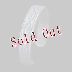 画像3: クリーク族 Jesse Robbins コインシルバー オールドスタンプ バングル "6"