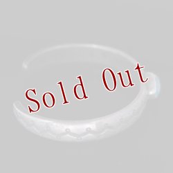 画像7: クリーク族 Jesse Robbins Fox ハーフラウンド コインシルバー スタンプ バングル "5 1/2"