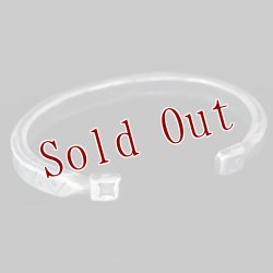 画像5: クリーク族 Jesse Robbins コインシルバー ヘビーゲージ ジグザグ バングル "5 3/4"