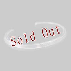 画像4: クリーク族 Jesse Robbins トライアングル コインシルバー アロー バングル