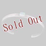 クリーク族 Jesse Robbins Fox トライアングル コインシルバー アロー バングル "5 1/2"