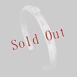 画像3: クリーク族 Jesse Robbins Fox トライアングル コインシルバー アロー バングル "5 1/2"