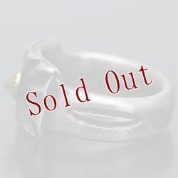 画像6: クリーク族 Jesse Robbins 18K サンバースト コインシルバー リング 14号 8.5号