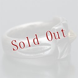 画像7: クリーク族 Jesse Robbins 18K サンバースト コインシルバー リング 14号 8.5号