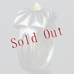 画像3: クリーク族 Jesse Robbins 18K サンバースト コインシルバー リング 14号 8.5号