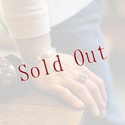 画像7: クリーク族 Jesse Robbins キャンデラリア コインシルバー チゼル リング 24.5号