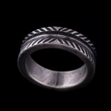 クリーク族 Jesse Robbins ダブルロープ コインシルバー リング 15.5号