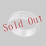 クリーク族 Jesse Robbins ダブルロープ コインシルバー リング 15.5号