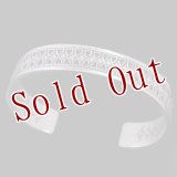 ホピ族 Emmett Navakuku 1/2” ミルキーウェイ オーバーレイ バングル