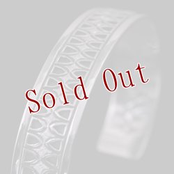 画像4: ホピ族 Emmett Navakuku 1/2” ミルキーウェイ オーバーレイ バングル