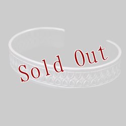 画像5: ホピ族 Emmett Navakuku 1/2” ミルキーウェイ オーバーレイ バングル