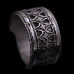 画像3: ホピ族 Emmett Navakuku ミルキーウェイ オーバーレイ リング 23.5号