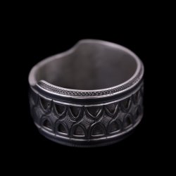 画像5: ホピ族 Emmett Navakuku ミルキーウェイ オーバーレイ リング 23.5号