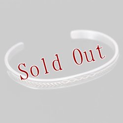 画像4: 【再入荷】ナバホ族 Bruce Morgan 1/4” 14K 4ダイヤ+アロー バングル 【RIVER MAIL企画】