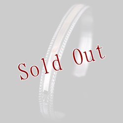 画像3: 【RIVER MAIL企画】ナバホ族 Bruce Morgan 1/4" 14K チゼル プレーン バングル